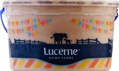 Lucerne Frozen Dairy Dessert Chocolate 1 Gallon - 3.78 Liter - Image 2