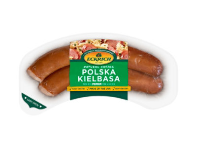 Eckrich Natural Casing Polska Kielbasa Smoked Sausage Rope - 14 Oz - Image 1