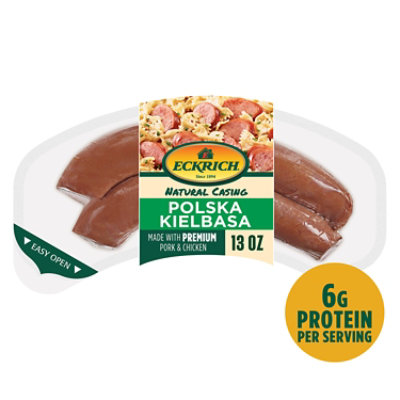 Eckrich Natural Casing Polska Kielbasa Smoked Sausage Rope - 14 Oz - Image 2
