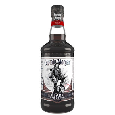 Captain Morgan Black Spiced Rum - 750 Ml - Image 1