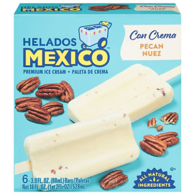 Helados Mexico Bar Butter Pecan Cream - 18 Fl. Oz. - Image 2