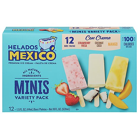 Helados Mexico Mini Variety Ice Cream Bar - 18 Fl. Oz.