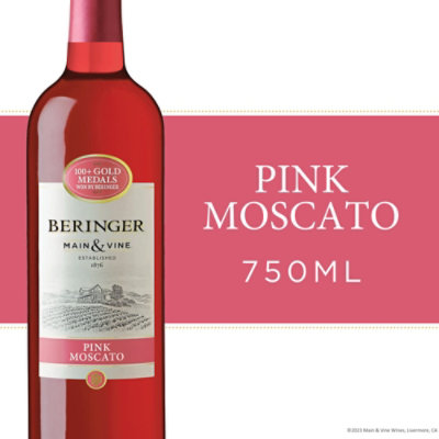 Beringer Pink Moscato Wine 750 Ml randalls