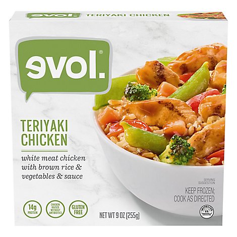 Evol Bowl Teriyaki Chicken - 9 Oz