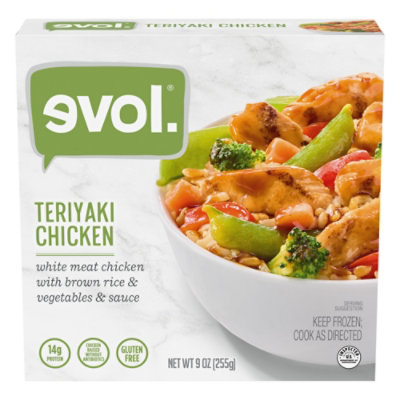 Evol Bowl Teriyaki Chicken - 9 Oz