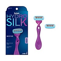 Schick Hydro Silk Razor for Women With 1 Razor Handle & 2 Razor Blade Refills - Each - Image 1