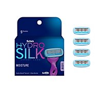 Schick Hydro Silk Womens Razor Refill Blades - 4 Count