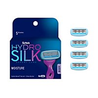 Schick Hydro Silk Womens Razor Refill Blades - 4 Count - Image 1