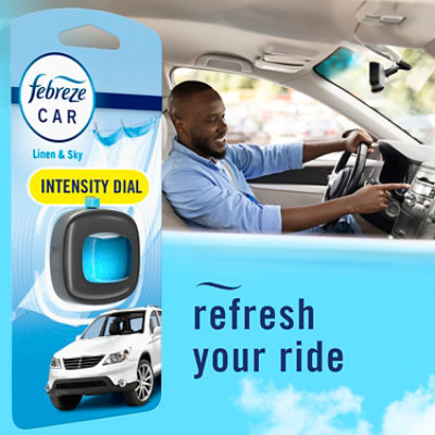 Febreze CAR Air Freshener Vent Clip Linen & Sky - 0.06 Fl. Oz. - Image 7