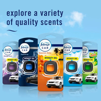 Febreze Car Odor-Eliminating Air Freshener Vent Clip Hawaiian Aloha - Each - Image 4