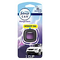 Febreze Vent Clip Midnight Storm Car Air Freshener - Each - Image 1