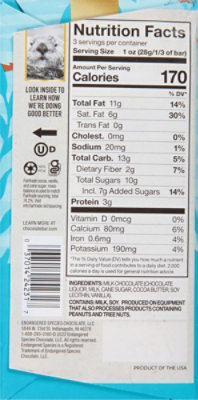 Endangered Species Chocolate Bar Milk Chocolate 48% Cocoa - 3 Oz - Image 6