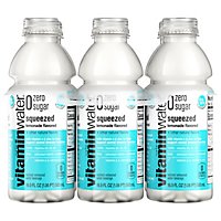 vitaminwater Zero Water Beverage Nutrient Enhanced Squeezed Lemonade - 6-16.9 Fl. Oz. - Image 1
