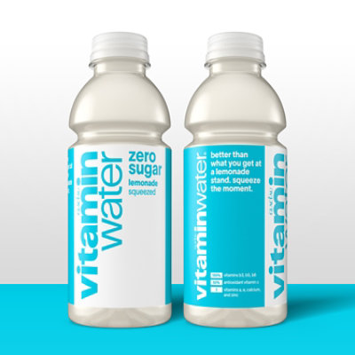 vitaminwater Zero Water Beverage Nutrient Enhanced Squeezed Lemonade - 6-16.9 Fl. Oz. - Image 3