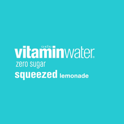 vitaminwater Zero Water Beverage Nutrient Enhanced Squeezed Lemonade - 6-16.9 Fl. Oz. - Image 2