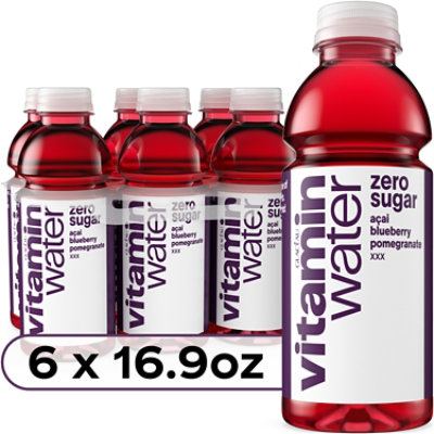 vitaminwater Zero Water Beverage Nutrient Enhanced Acai Blueberry Pomegranate - 6-16.9 Fl. Oz. - Image 2