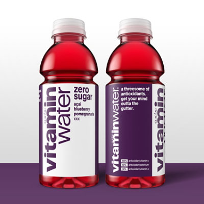 vitaminwater Zero Water Beverage Nutrient Enhanced Acai Blueberry Pomegranate - 6-16.9 Fl. Oz. - Image 3