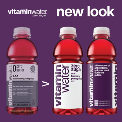 vitaminwater Zero Water Beverage Nutrient Enhanced Acai Blueberry Pomegranate - 6-16.9 Fl. Oz. - Image 5