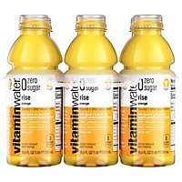 vitaminwater Zero Water Beverage Nutrient Enhanced Rise Orange - 6-16.9 Fl. Oz. - Image 3