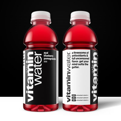 vitaminwater Water Beverage Nutrient Enhanced XXX Acai Blueberry Pomegranate - 6-16.9 Fl. Oz. - Image 4