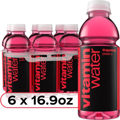 vitaminwater Water Beverage Nutrient Enhanced Power C Dragonfruit - 6-16.9 Fl. Oz. - Image 1