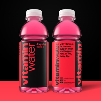vitaminwater Water Beverage Nutrient Enhanced Power C Dragonfruit - 6-16.9 Fl. Oz. - Image 3