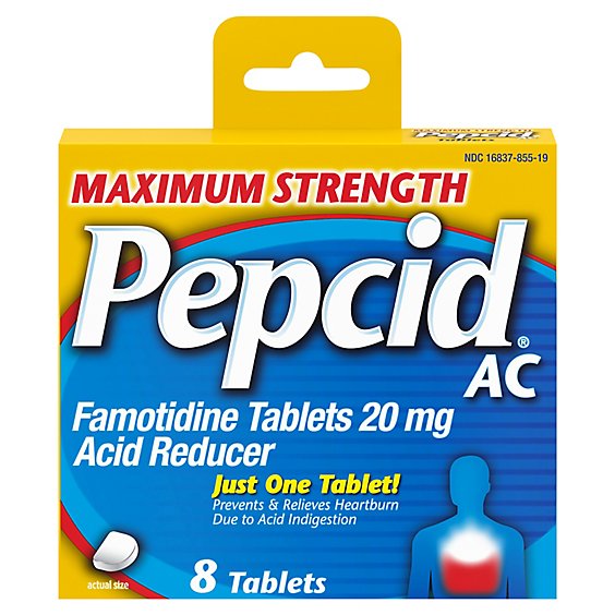 Pepcid AC Maximum Strength Tablets - 8 Count