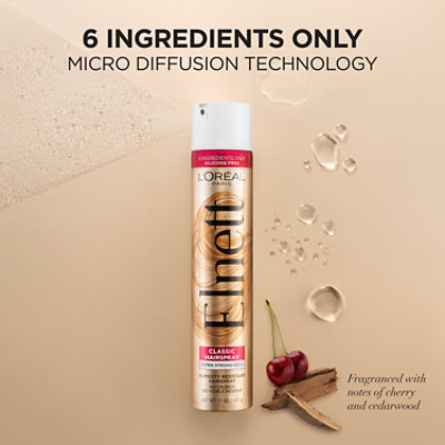 L'Oreal Paris Elnett Satin Extra Strong Hold Color Treated Classic Hairspray - 11 Oz - Image 4