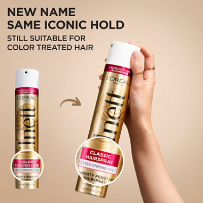 L'Oreal Paris Elnett Satin Extra Strong Hold Color Treated Classic Hairspray - 11 Oz - Image 2