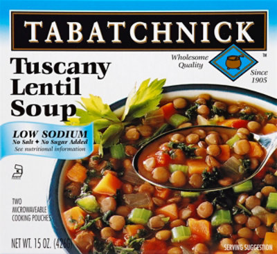 Tabatchnick Tuscany Lentil Soup Low Sodium - 15 Oz - Image 2