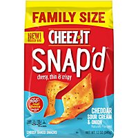 Cheez-It Snapd Cheese Cracker Chips Thin Crisps Cheddar Sour Cream Onion - 12 Oz - Image 5