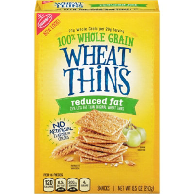 Wheat Thins Snacks Reduced Fat - 8.5 Oz - Image 3