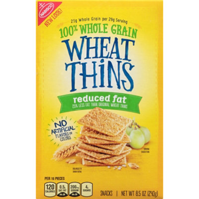 Wheat Thins Snacks Reduced Fat - 8.5 Oz - Image 2