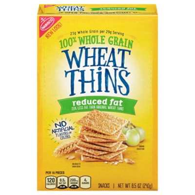 Wheat Thins Snacks Reduced Fat - 8.5 Oz
