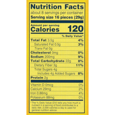 Wheat Thins Snacks Reduced Fat - 8.5 Oz - Image 4