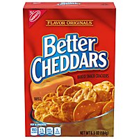 Better Cheddars Baked Snack Cheese Crackers - 6.5 Oz - Image 1