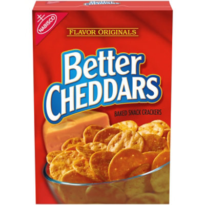 Better Cheddars Baked Snack Cheese Crackers - 6.5 Oz