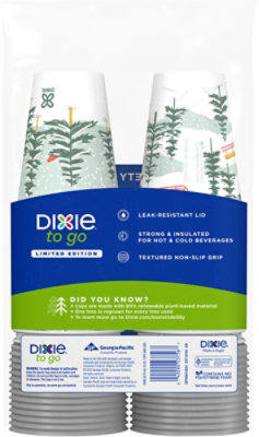 Dixie To Go Paper Cups And Lids 12 Oz - 26 Count - Image 4