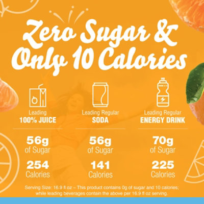 Crystal Light Citrus Naturally Flavored Powdered Drink Mix with Caffeine - 10 Count - Image 2