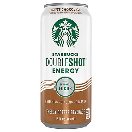 Starbucks Doubleshot Energy Coffee Beverage White Chocolate - 15 Fl. Oz. - Image 3
