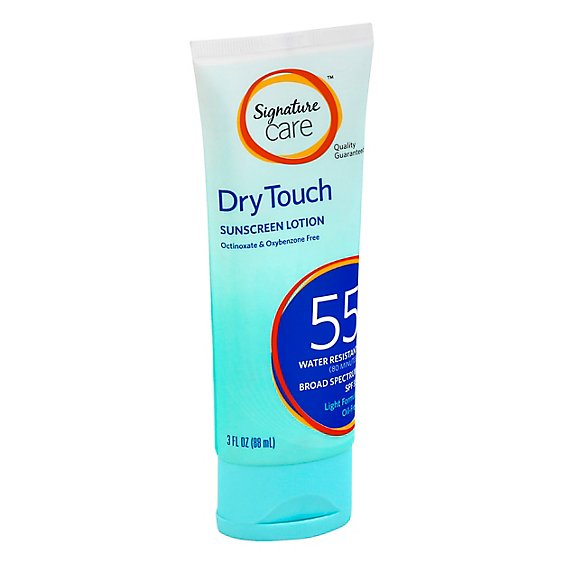 Signature Select/Care Suncreen Lotion Ultra Dry Touch Water Resistant Light SPF 50 - 3 Fl. Oz.