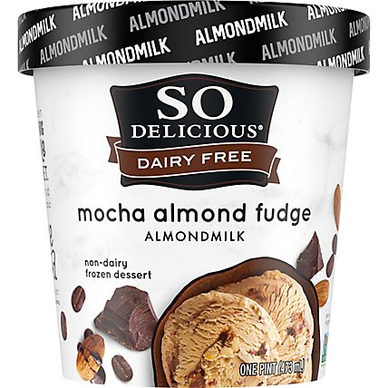 So Delicious Frozen Dessert Almond Milk Mocha Almond Fudge - 16 Fl. Oz. - Image 2
