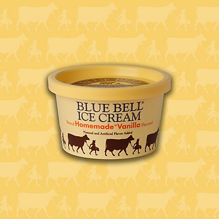 Blue Bell Homemade Vanilla Cup - 12-3 Fl. Oz. - Image 1