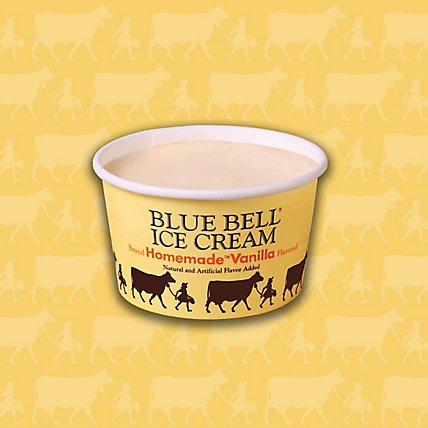 Blue Bell Homemade Vanilla Cup - 12-3 Fl. Oz. - Image 2