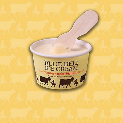 Blue Bell Homemade Vanilla Cup - 12-3 Fl. Oz. - Image 3