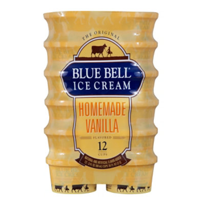 Blue Bell Homemade Vanilla Cup - 12-3 Fl. Oz. - Image 3