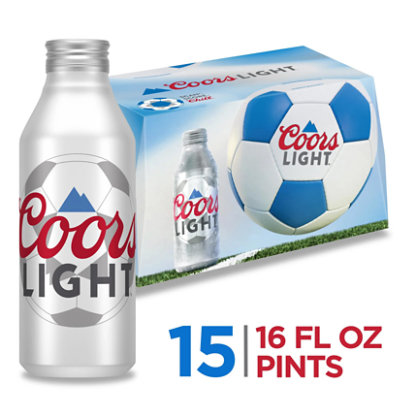 Coors Light American Style Light Lager Beer 4.2% ABV Bottles - 15-16 Fl. Oz. - Image 1