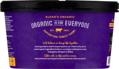 Alden's Organic Chocolate Chocolate Chip Ice Cream- 1.5 Quarts - Image 6