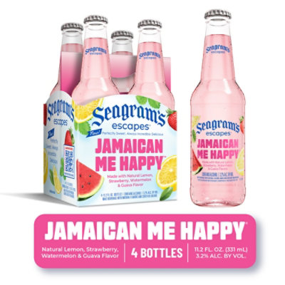 Seagrams Escapes Malt Beverage Jamaican Me Happy 4 11 2 Fl Oz Jewel Osco