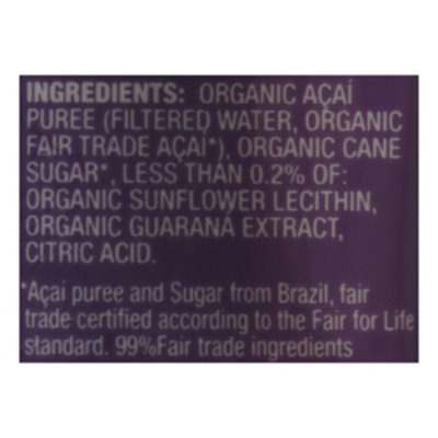 Sambazon Organic Superfruit Packs Orignal Blend Acai Berry + Guarana - 4-3.5 Oz - Image 5